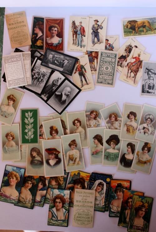Collection of quaint cigarette cards from the 1900s!