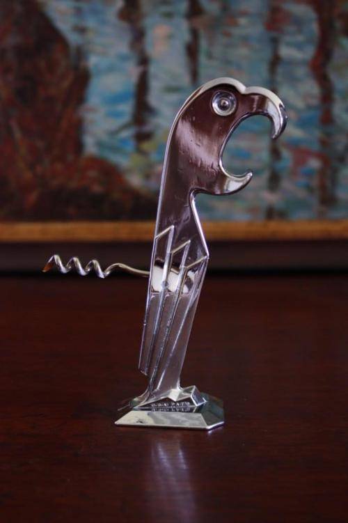 Art Deco parrot corkscrew