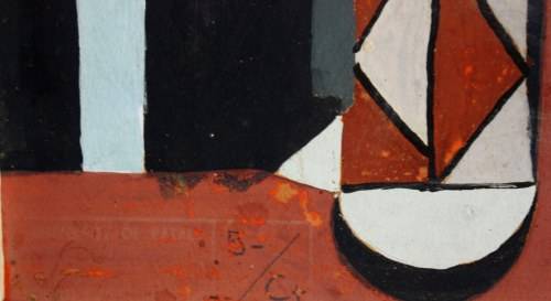 Painting of musicians