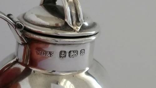 Sterling silver Guernsey milk can