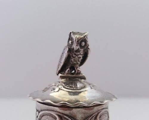 Miniature sterling silver tankard