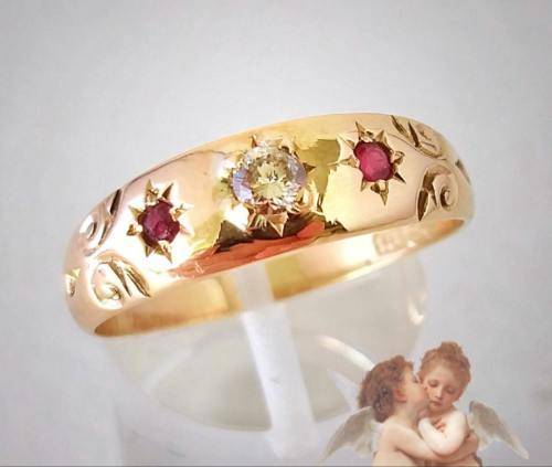 Victorian ruby and diamond ring