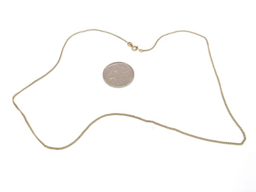 Classic 9ct gold chain