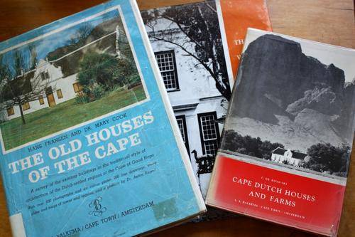 3 Books on Cape houses