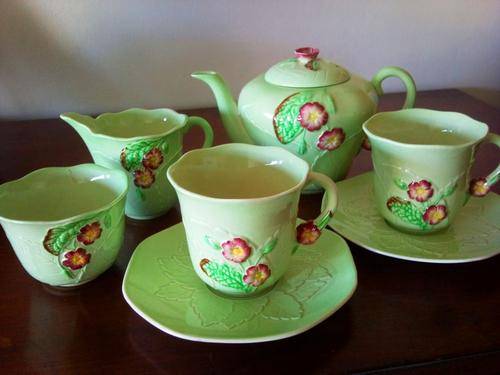 Carltonware tea for two 1930's deco