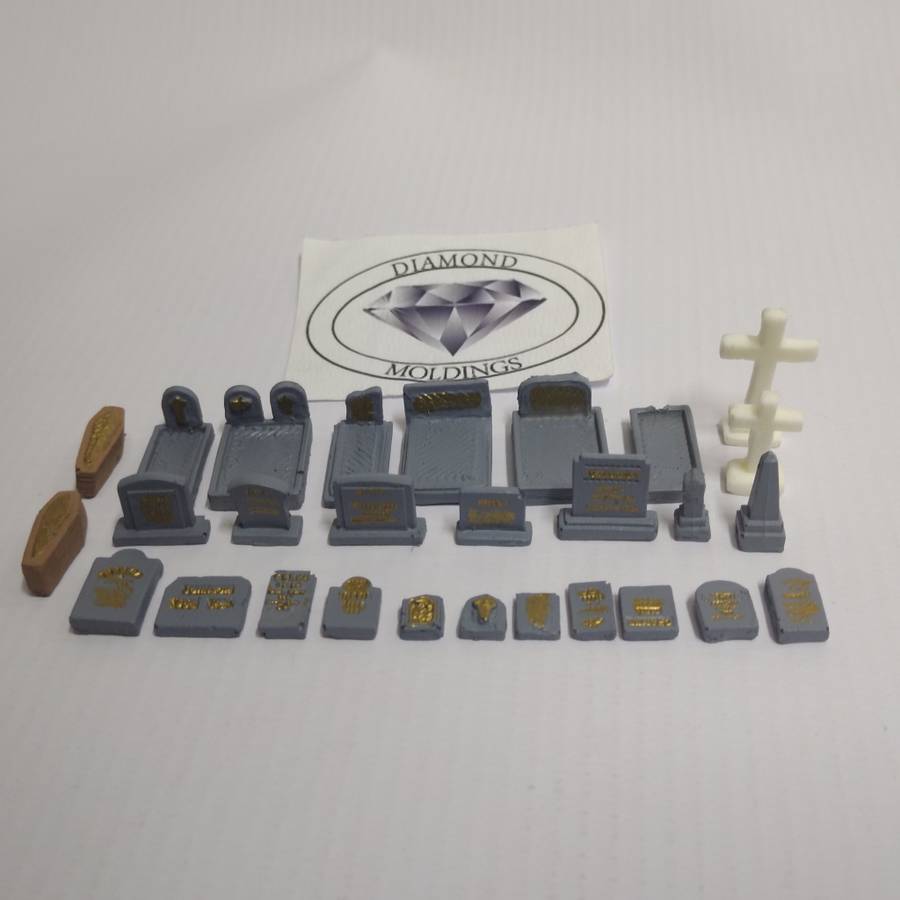 Model Trains HO - Funeral set of 28 pack