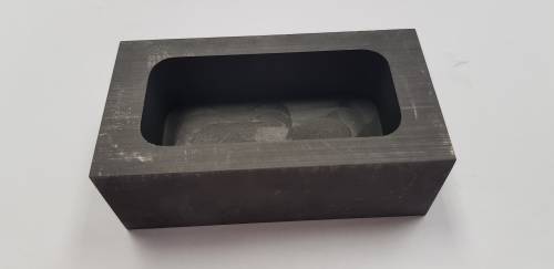 Graphite Casting Melting Ingot Mold for Gold Silver Metal 85x45x30mm for 665g Gold / 320g Silver