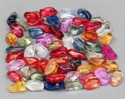 Fancy Color Sapphire 1Pcs/0.38Ct. Unshape Cabochon 5x3-5.5x3.5mm.Ravishing!