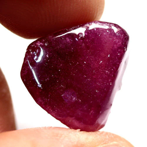 34.28 Ct. Rough Ruby Natural Purple Red  Madagascar