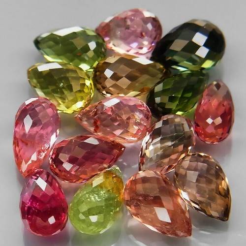 Briolette Tourmaline 0.84Ct. 6.5x4-7x4 mm.Ravishing! Natural Fancy Color