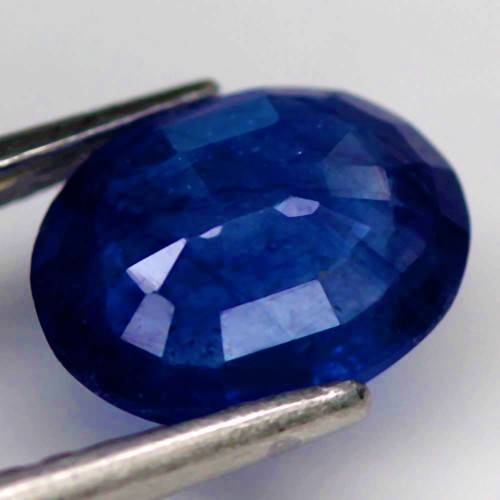 2.15 Ct. Sapphire Natural Oval Facet Blue Colour  Africa