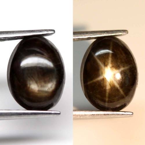 4.22 Ct. Ruby Natural 6 Rays Star Oval Cabochon Amazing Madagascar