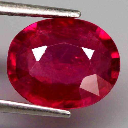 2.75Ct. Ruby Natural OVAL Facet Top Blood Red Madagascar