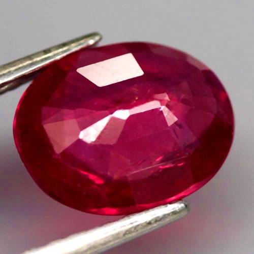 2.75Ct. Ruby Natural OVAL Facet Top Blood Red Madagascar