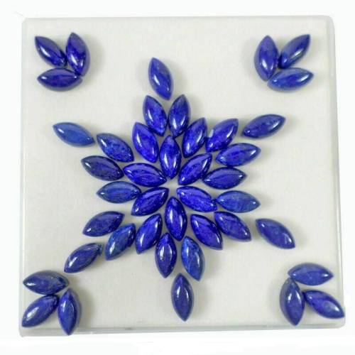 LAPIS LAZULI 12x6mm GEMSTONES 7X9 MM Marquise Cut  NATURAL