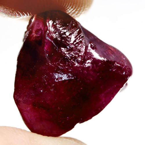 48.96Ct. Rough Ruby Natural Reddish Pink Captivating Mozambique