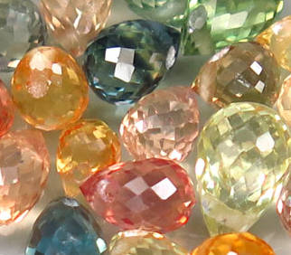 Briolette Sapphire Africa 1Pcs/0.29Ct .Beautiful Fancy Color