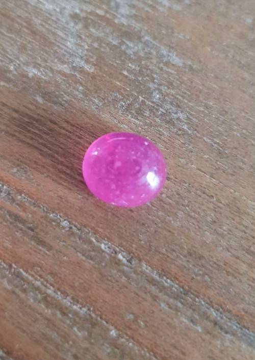 6.92Ct. Ruby Oval  Cabochon Pinkish Red Color
