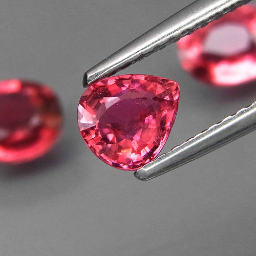 Pink Tourmaline 3Pcs/1.88Ct .Beautiful Color! Natural