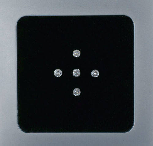 0.05Cts  MOISSANITE ROUND 2.4mm VVSI D BRILLIANT CUT