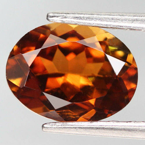 1.30Ct. Tourmaline Natural Oval Golden Yellow Good Color Attractive!