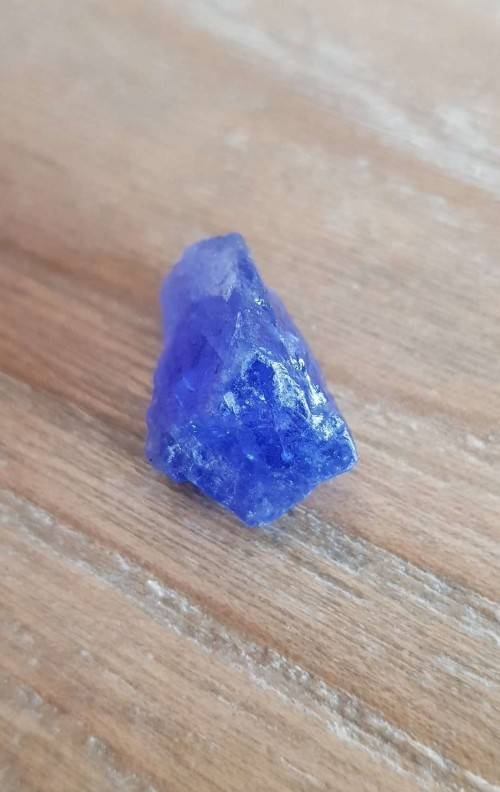 TANZANITE 31.62Cts. NATURAL VIOLET BLUE SPECIMEN ROUGH