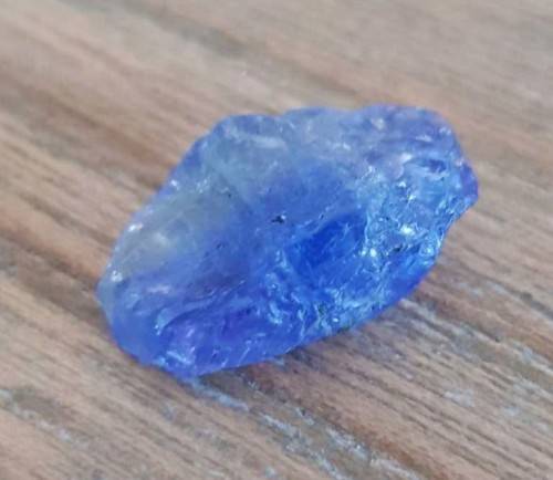 TANZANITE 17.52Cts. NATURAL VIOLET BLUE SPECIMEN ROUGH