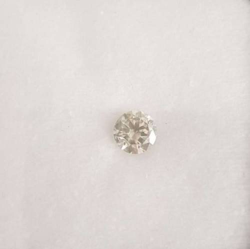 "CERTIFIED" Diamond  1.02Cts  Light Yellow Round Natural Diamond