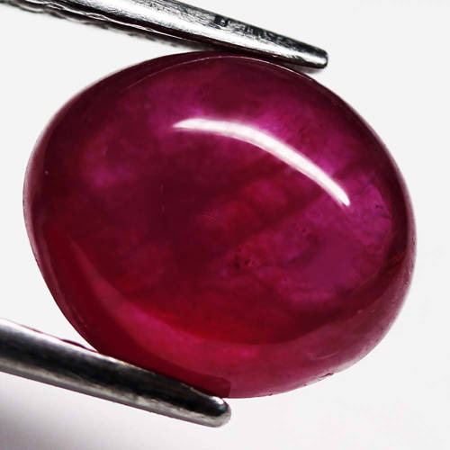 3.72 Ct. Ruby Natural Oval Cabochon Pinkish