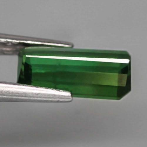 1.19Ct. Green Tourmaline Mozambique Perfect Shape Ravishing Color! Natural
