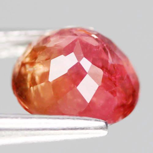 2.23Ct.  Tourmaline Round Orange Pink Ravishing Untreated Natural
