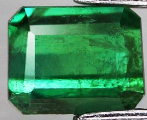 1.61Ct. Green Tourmaline Emerald Cut Nigeria Natural