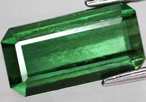 3.10Ct. Green Tourmaline Emerald Cut Nigeria Natural