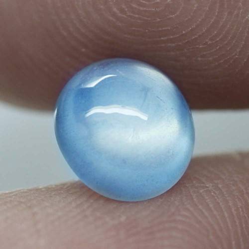2.35Ct. Aquamarine Oval Natural Ocean Blue Cabochon  Gem