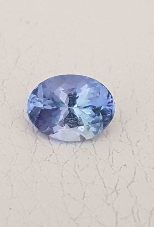 1.375Ct. Tanzanite Oval  Bluish Violet Very Good Colour! Natural