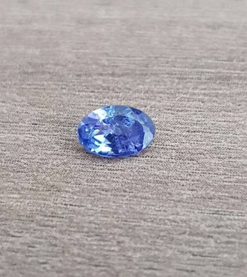 Purplish Blue Tanzanite 1Pcs Oval 4x6MM. Ravishing Colour & Full Fire!