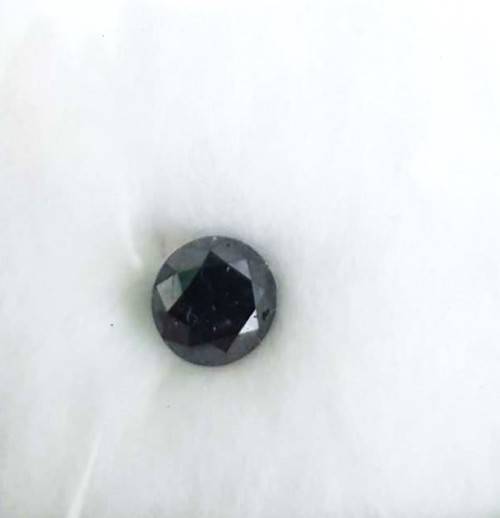 2.05Ct Diamond Jet Black Round **Certified** Loose Natural