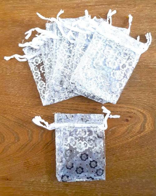 Gift Bags Silver **LOTS OF 10**