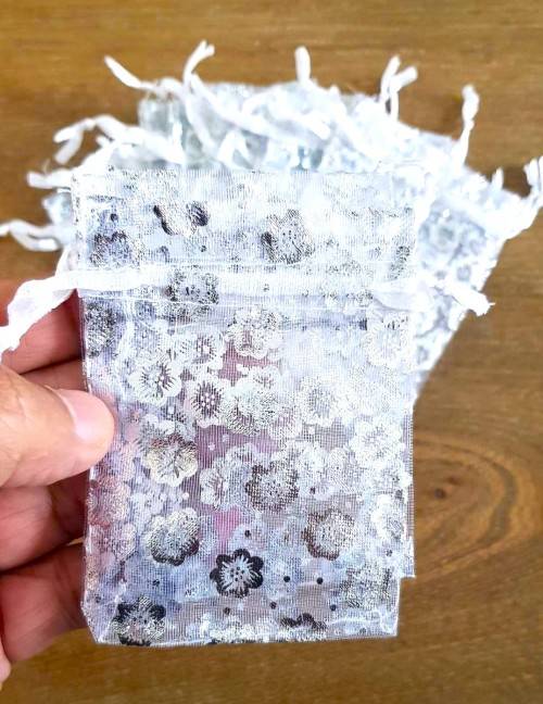 Gift Bags Silver **LOTS OF 10**