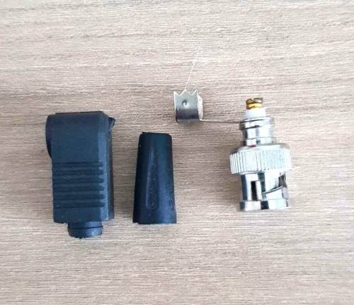 CCTV RG59 Screw Rubber BNC Connectors, Pack of 10