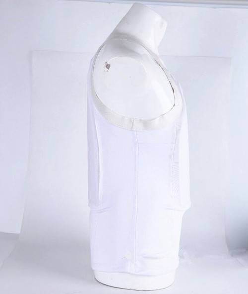 Bulletproof Concealable Body Armor Ultra Thin made with Kevlar T-shirt NIJ IIIA