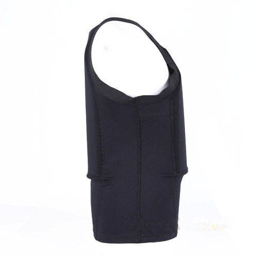 Bulletproof Concealable Body Armor Ultra Thin made with Kevlar T-shirt NIJ IIIA