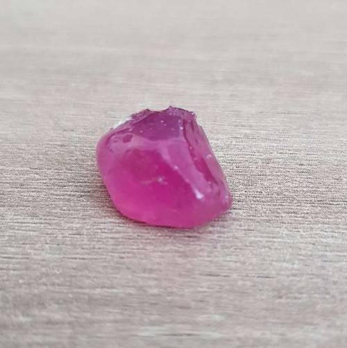 10.05Ct. Rough Ruby Natural Top Purplish Red Madagascar