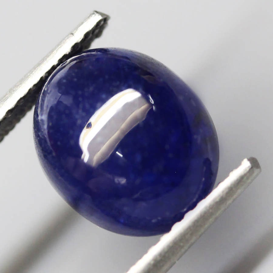 5Ct.  Sapphire Cornflower Blue Oval Cabochon Natural