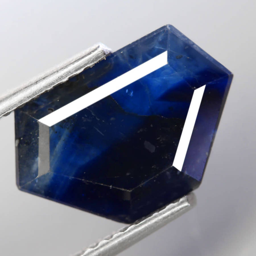 3.28Ct. Sapphire Blue Fancy Facet Thailand Precious Gem Ravishing! Normal Heated