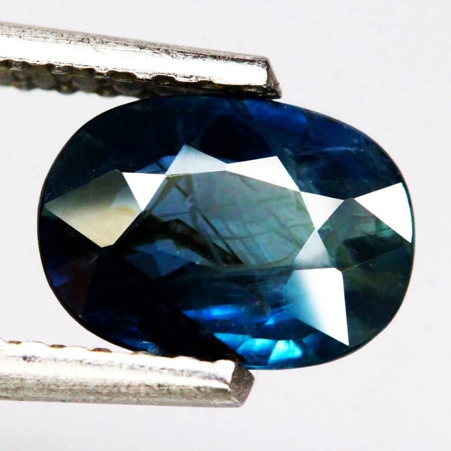 1.03Ct.  Sapphire Blue Oval Australia Precious Gem Ravishing Color!Normal Heated