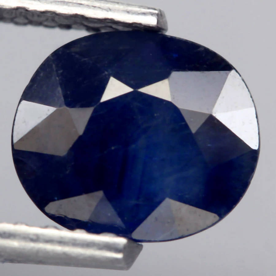 1.13Ct.  Sapphire Blue Oval Australia Precious Gem Ravishing Colour! Normal Heated