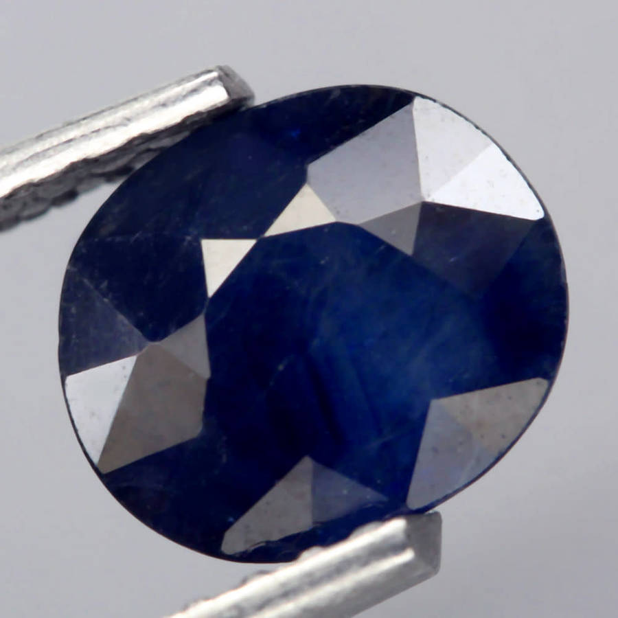 1.13Ct.  Sapphire Blue Oval Australia Precious Gem Ravishing Colour! Normal Heated