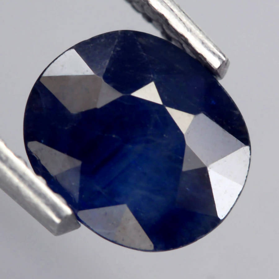 1.13Ct.  Sapphire Blue Oval Australia Precious Gem Ravishing Colour! Normal Heated