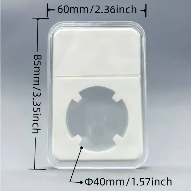 Coin Holder Coin Collecting Box  Capsules For Coins Storage for 40mm coins